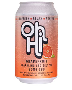 Grapefruit Sparkling CBD Seltzer Can